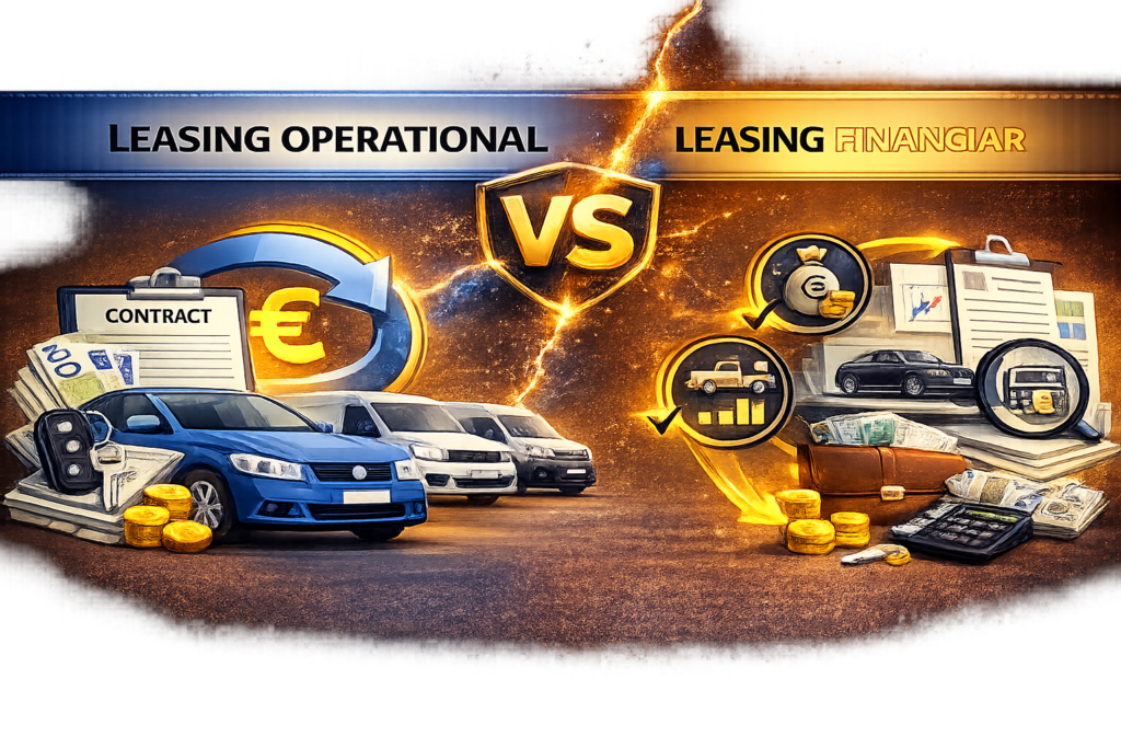 leasing operațional vs leasing financiar
